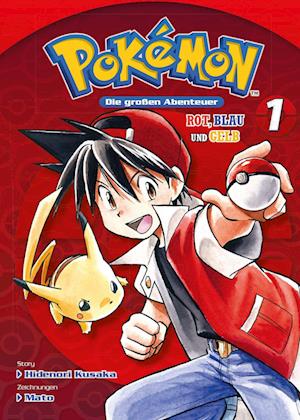 Cover for Hidenori Kusaka · Pokémon - Die großen Abenteuer: Rot, Blau und Gelb 01 (Buch) (2025)