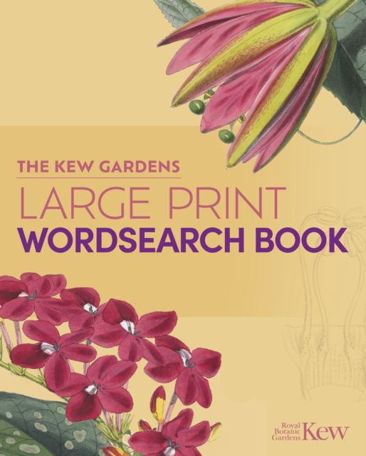 Cover for Eric Saunders · The Kew Gardens Large Print Wordsearch Book - Kew Gardens Arts &amp; Activities (Paperback Book) (2025)