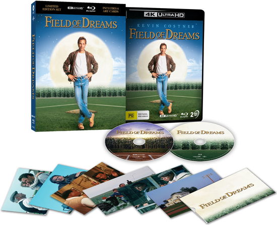Cover for 4k Ultra Hd · Field of Dreams - Limited Edition 4k + Blu-ray (Lenticular Hardcover + Art Cards) (4K Ultra HD) [Lenticular edition] (2024)