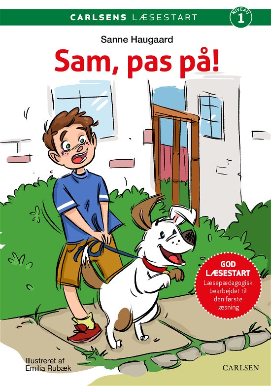 Cover for Sanne Haugaard · Carlsens Læsestart: Carlsens Læsestart: Sam, pas på! (Indbundet Bog) [1. udgave] (2024)