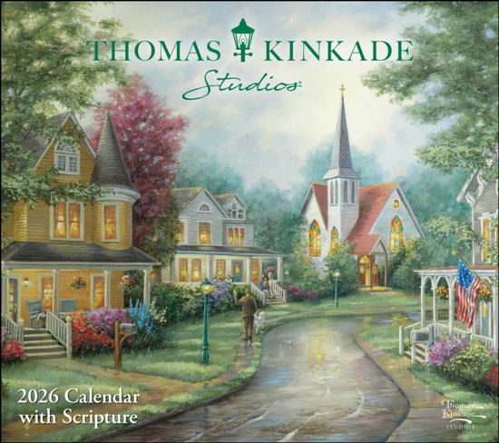 Cover for Thomas Kinkade · Thomas Kinkade Studios 2026 Deluxe Wall Calendar with Scripture (Calendar) (2025)