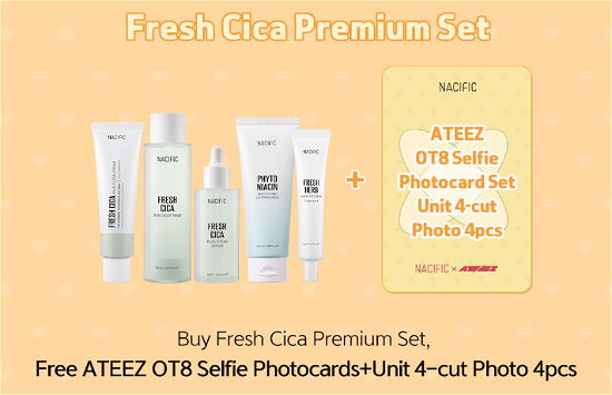 Cover for ATEEZ X NACIFIC · Fresh Cica Premium Set (MERCH) (2024)
