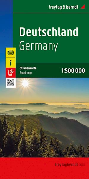 Cover for Freytag &amp; Berndt · Freytag &amp; Berndt Road Map: Germany - Deutschland, Freytag &amp; Berndt Road Map (Hardcover Book) (2025)