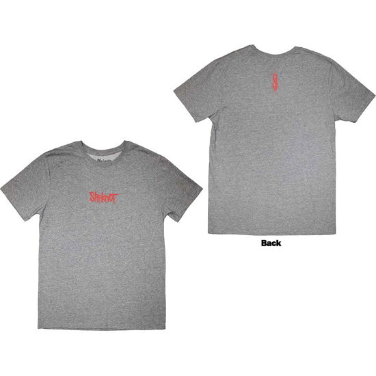 Cover for Slipknot · Slipknot Unisex T-Shirt: Mini Logo (Back Print) (T-shirt) [size M]