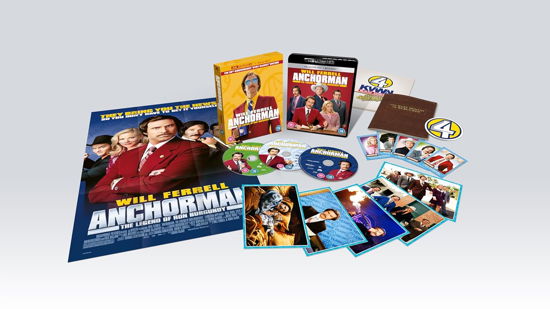 Cover for Anchorman: the Legend of Ron Burgundy · Anchorman - The Legend Of Ron Burgundy Limited Collectors Edition (4K Ultra HD) (2024)