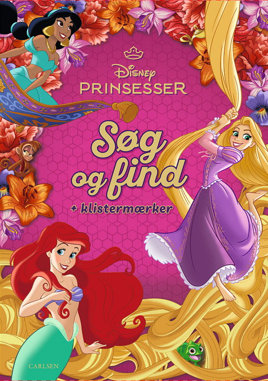 Cover for Disney · Prinsesse søg og find (kolli 6) (Sewn Spine Book) [1st edition] (2025)