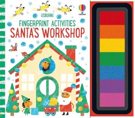 Cover for Fiona Watt · Fingerprint Activities Santa's Workshop - Fingerprint Activities (Spiral Book) (2024)
