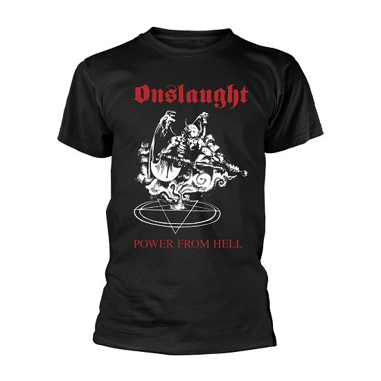 Cover for Onslaught · Power from Hell (T-shirt) [size XXL] (2024)