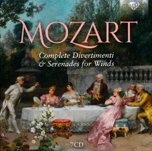 Cover for Henk De Graaf; Jan Jansen; Johann Steinmann; Remco De Vries; Katty Halvarson; Hans Wisse; Martin Van De Merwe; · Mozart: Complete Divertimenti &amp; Serenades For Winds (CD) (2025)