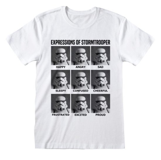 Cover for Star Wars · Star Wars - Expressions Of Stormtrooper T Shirt (T-shirt) [size L] (2024)