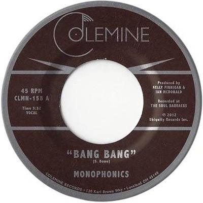 Bang Bang / Thinking Black (Coloured Vinyl) - Monophonics - Music - CLMIN - 0659123107914 - September 21, 2018