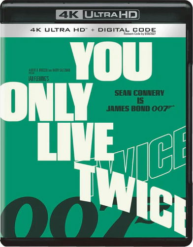 Cover for You Only Live Twice (4K Ultra HD/BD) (2025)