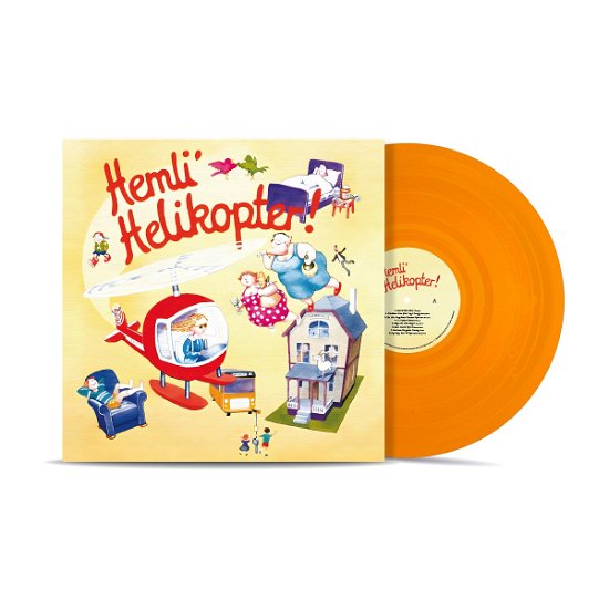 Cover for Åh Abe · Hemli' Helikopter (LP) [Orange Vinyl edition] (2024)