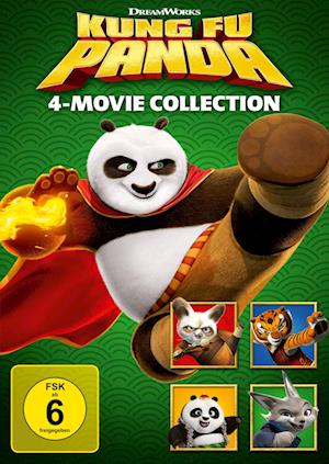 Kung Fu Panda - 1-4 Collection (DVD) (2024)