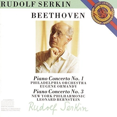 Cover for Beethoven / Serkin · Piano Concerti 1 &amp; 3 (CD) (1987)