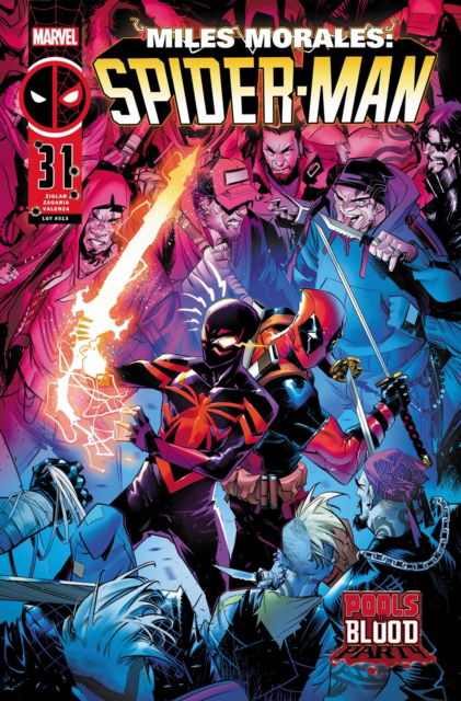 Cover for Cody Ziglar · Miles Morales: Spider-Man / Deadpool - Pools of Blood (Paperback Book) (2025)