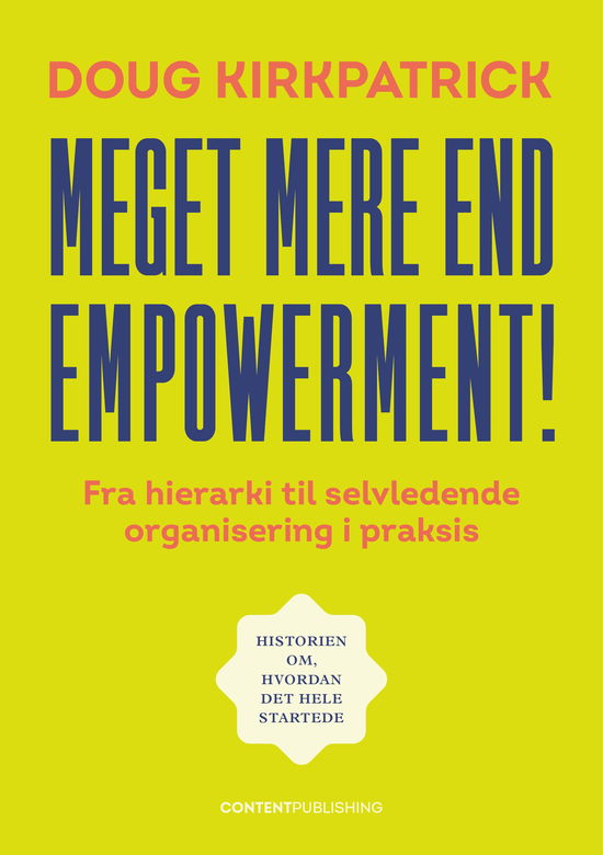 Cover for Doug Kirkpatrick · Meget mere end empowerment! (Sewn Spine Book) [1st edition] (2025)