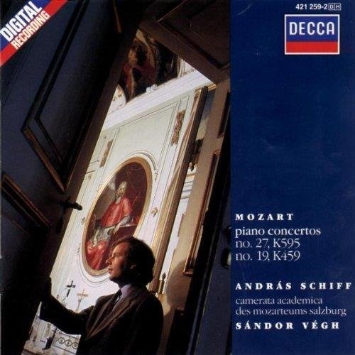 Cover for Schiff Andras / Camerata Academica / Mozarteums Salzburg / Vegh Sandor · Piano Concertos Nos. 27 K 595 - 19 K 459 (CD) (1989)