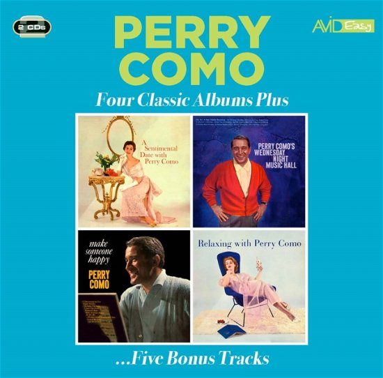 Cover for Como Perry · Four Classic Albums Plus (A Sentimental Date With... / Wednesday Night Music Hall / Make Someone Happy Aka I Love You Truly / Relaxing With) (CD) (2024)