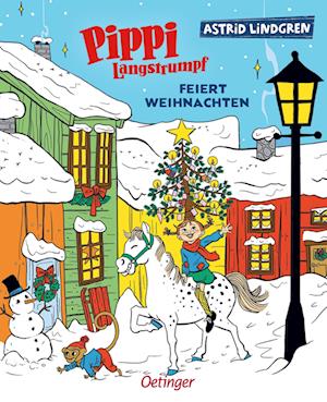 Cover for Astrid Lindgren · Pippi Langstrumpf feiert Weihnachten (Book) (2024)