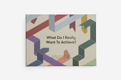 Cover for The School of Life · What Do I Really Want to Achieve?: a tool to focus your life’s goals and priorities (Orakelkort/tarotkort) (2023)