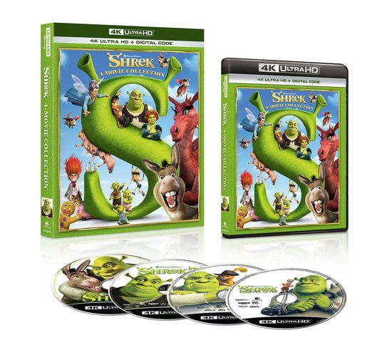 Shrek 4-movie Collection (4K UHD + Blu-ray) (2024)