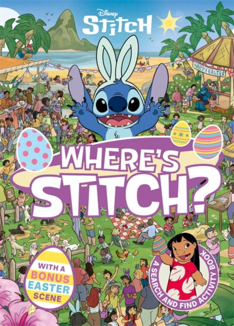 Cover for Walt Disney · Where's Stitch? LIMITED EASTER EDITION: A Disney search-and-find activity book (Paperback Book) (2025)