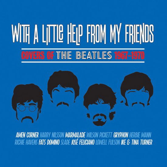Cover for Various Artists · With a Little Help from My Friends – Covers of the Beatles 1967-1970 (3cd Clamshell Box) (CD) (2025)