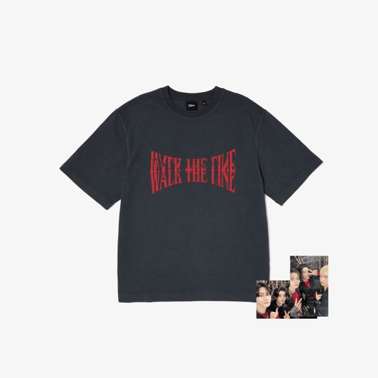 ENHYPEN · Walk The Line - World Tour - T-shirt (T-shirt) [size M] [Dark Gray edition] [Size Medium] (2024)