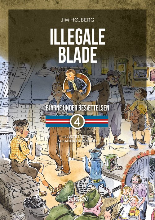 Cover for Jim Højberg · Bjarne under Besættelsen: Illegale balde (Hardcover Book) [1e uitgave] (2024)