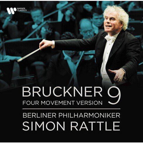 Cover for Simon Rattle &amp; Berliner Philharmoniker · Bruckner: Symphony No. 9  - Four Movement Version (LP) (2024)