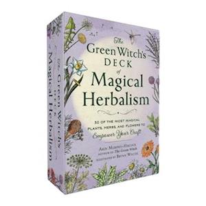 Cover for Arin Murphy-Hiscock · The Green Witch's Deck of Magical Herbalism: 50 of the Most Magical Plants, Herbs, and Flowers to Empower Your Craft - Green Witch Witchcraft Series (Flashcards) (2025)