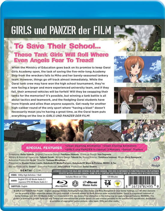 Cover for Girls Und Panzer Der Film (Blu-Ray) (2022)