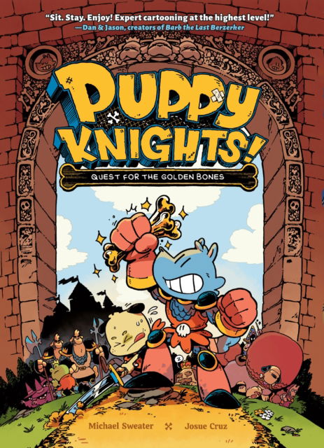 Cover for Michael Sweater · Puppy Knights: Quest for the Golden Bones - Puppy Knights (Hardcover Book) (2025)