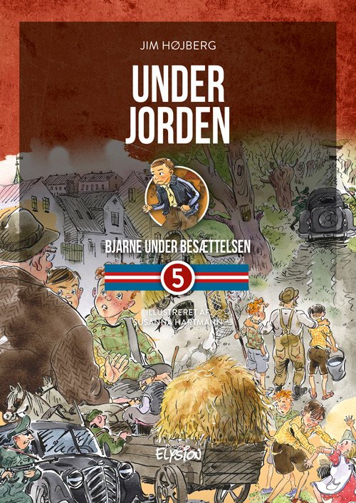 Cover for Jim Højberg · Bjarne under Besættelsen: Under jorden (Hardcover Book) [1.º edición] (2024)