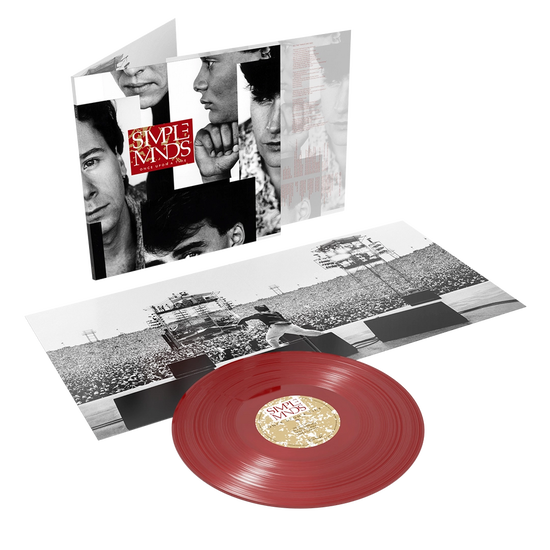 Cover for Simple Minds · Once Upon a Time (LP) [Limited 40th Anniversary Red Vinyl edition] (2025)