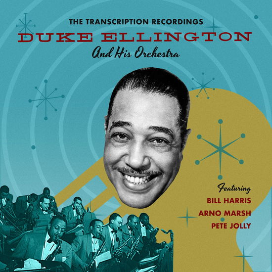 Cover for Duke Ellington &amp; His Orchestra · Transcription Recordings (LP) [Black Friday 2024 Turquoise &amp; Yellow Vinyl edition] (2024)