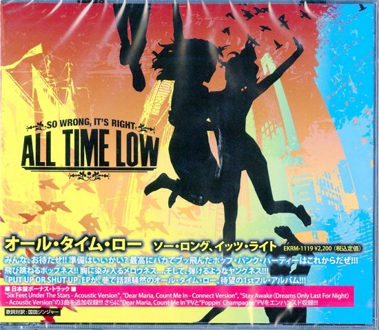Cover for All Time Low · So Wrong. It's Right (CD) [Japan Import edition] (2009)
