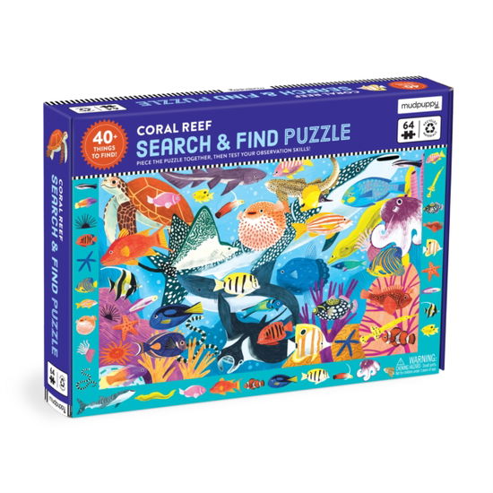 Cover for Mudpuppy · Coral Reef 64 Piece Search &amp; Find Puzzle (GAME) (2025)