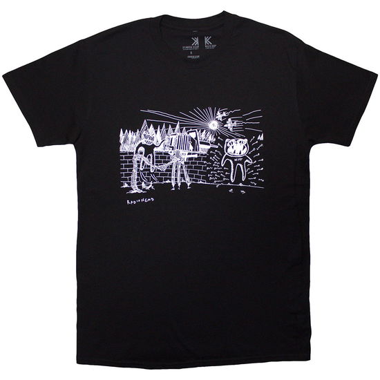Cover for Radiohead · Radiohead Unisex Organic T-Shirt: Despot (Black) (T-shirt) [size S]