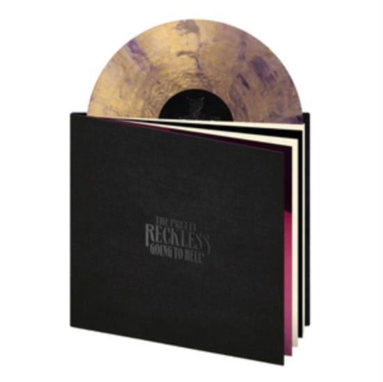 Cover for The Pretty Reckless · Going To Hell (Deluxe 10 Year Anniversary Bookpack Edition) (Gold / Purple Marble Vinyl) (LP) [Deluxe 10 Year Anniversary Bookpack edition] (2025)