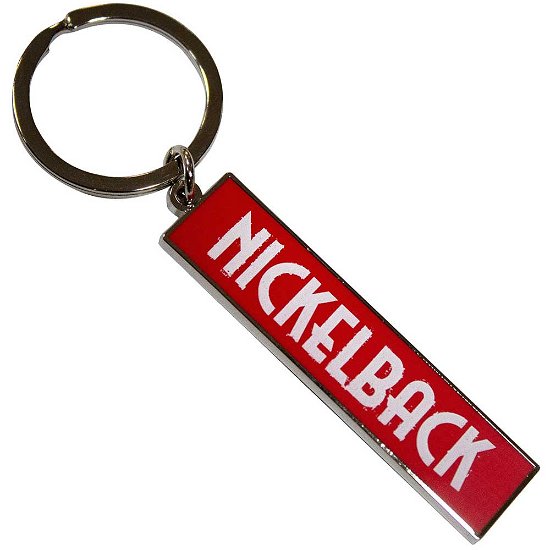 Cover for Nickelback · Nickelback Keychain: White Logo Red (MERCH)