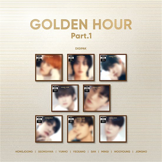 Cover for ATEEZ · Golden Hour Pt.1 (CD/Merch) [Europe Hello82 Pop-Up Digipack edition] (2024)