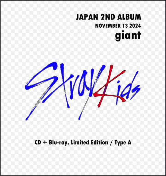 Cover for STRAY KIDS · Giant - 2nd Japanese album (CD/Blu-ray) [CD / Blu-ray Deluxe w. Book edition] [A Version] (2024)