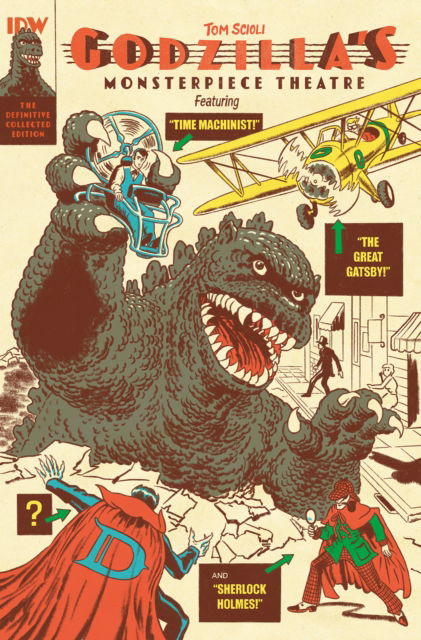 Cover for Tom Scioli · Godzilla’s Monsterpiece Theatre (Paperback Book) (2025)