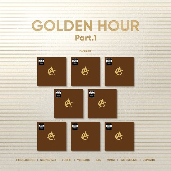 Cover for ATEEZ · Golden Hour Pt.1 (CD/Merch) [Hello82 Pop-Up Digipack edition] (2024)