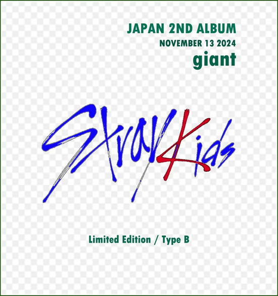 Cover for STRAY KIDS · Giant - 2nd Japanese album (CD/Merch) [CD Deluxe w. Book edition] [B Version] (2024)