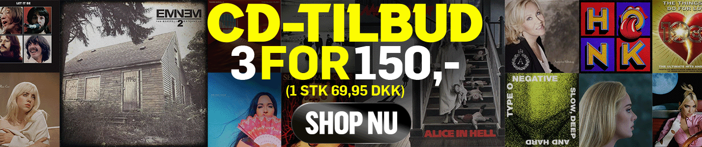 CD-tilbud - 3 for 150,-