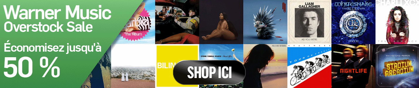 Vente de musique Warner | LP et CD à prix réduit