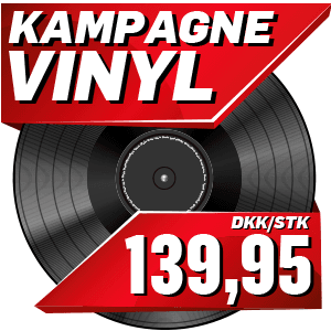 Vinyl LP'er til kun 139,95 kr.